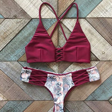 Load image into Gallery viewer, Sexy Brazilian Bikini Beach Swimwear Women Swimsuit Maio praia Biquini Monokini Bikinis mujer banador Stroj Trikini Maillot