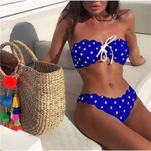 Load image into Gallery viewer, Sexy Bandeau Micro Bikini push up Beach Swimsuit Hot Swimwear Women Mayo Biquini Banador mujer Stroj Trikini Maillot de bain