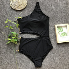 Load image into Gallery viewer, New One piece swimwear women Monokini Maio Praia Biquini Swimsuit Traje de bano mujer Banador Trikini Maillot de bain Badpak