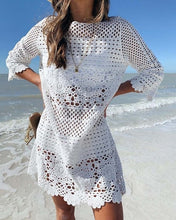 Load image into Gallery viewer, 2019 Crochet Knitted Beach Cover Up Dresses